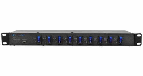 Technical Pro Ps9u 1u Rack Mount Dj Pro Audio Power Supply W/ Usb Charging Port